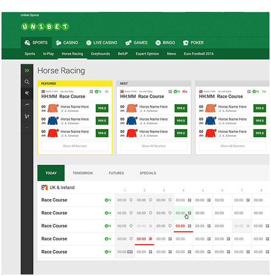 Unibet Race Betting Image